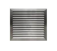 Persiane antipioggia for pareti esterne in acciaio inossidabile 304, persiane for copertura aria condizionata, prese d'aria for bagni interni, personalizzazione(400mm(16inch))