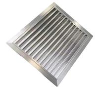 Persiane antipioggia in acciaio inossidabile 304 Copertura antipioggia e antivento Bocchette di ventilazione for aria condizionata centrale Persiane Tubo di scarico(450mm(18inch))