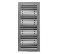 Persiane con griglia esterna for ventilazione - Lega di alluminio, antipioggia for cantina for ventilazione magazzino, coperture for prese d'aria a parete(Light Gray,14x28in/35.6x71.1cm)