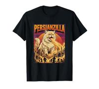 Persianzilla Persian Cat Iran - Catzilla Mostro Film Maglietta