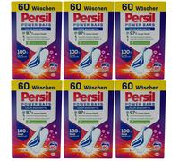 Persil Power Bars 6 x 60 Pezzo Colore Detersivo - Da 20° Efficace - 60 Wl