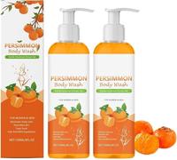 Persimmon Body Wash, Body Odour Wash for Women, Bodys Soap, Natural BodyWash for Strong Odor Smell Remove, Deeply Cleansing & Moisturizing, 120ml (2)