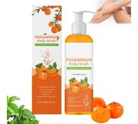 Persimmon Body Wash per l'odore del corpo, il corpo e il viso per le persone anziane odore idratante pulizia pelle liscia, gel doccia idratante profondo (1)