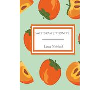 Persimmon Lined Notebook - Tropical Fruit Journal, Bright Orange Botanical Cover, College Ruled Writing Notebook, Cute Stationery for School, Work, Journaling & Gifts