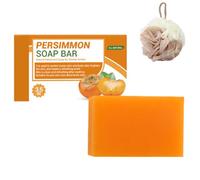 Persimmon Soap Bar for Body Odor Control,Handmade Natural Soaps for Better Skin,Deodorizing Soaps with Persimmons - Nourishing & Gentle Cleansing (1)