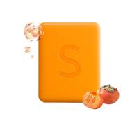 Persimmon Soap for Body Odor - Skin Cleansing Bath Wash, Large Value Bar with Lather, Natural Japanese Extract, Non-enal Odor Neutralizing Formula, Adults Seniors Elderly Care for Home Travel