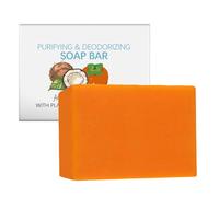 Persimmon Soap for Body Odour, Persimmon Deodorant Soaps Bar for Old People Smell, Deodorant Bath, Natural Hand & Body Soaps for Men Women Deep Cleaning,Removes Odors (1pcs)