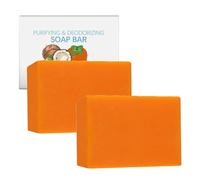 Persimmon Soap for Body Odour, Persimmon Deodorant Soaps Bar for Old People Smell, Deodorant Bath, Natural Hand & Body Soaps for Men Women Deep Cleaning,Removes Odors (2pcs)
