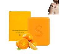 Persimmon Soap saponi naturali deodoranti e idratanti - Sapone da bagno per pulizia profonda per viso e corpo, idratante e sbiancante, con peeling delicato per una pelle luminosa e fresca