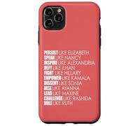 PERSISTA COME LA REGOLA DI ELIZABETH RUTH US Congresso Donne Meme Custodia per iPhone 11 Pro Max