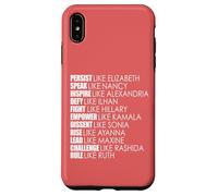 PERSISTA COME LA REGOLA DI ELIZABETH RUTH US Congresso Donne Meme Custodia per iPhone XS Max