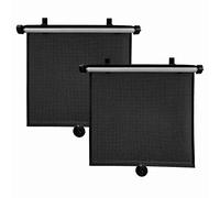 Persistence 2Pcs 40X45CM Protezione Solare Auto Retrattile Auto Parasole Laterale Parasole Copertura Dell'automobile Parasole Copertura Della Finestra Tenda