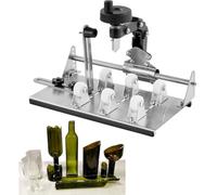 Persistence Kit tagliabottiglie di vetro, fai da te di precisione per bottiglie quadrate, rotonde e irregolari, kit di utensili per il taglio del vetro