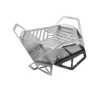 Persistence Mini barbecue griglia rimovibile Mini barbecue griglia di cottura Lotus Barbecue Grill per picnic e cucina all'aperto Facile da installare facile da usare