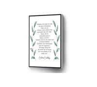 Persistence Quote Canvas Minimalist Modern Wall-Art Motivational Decor for Home Office Study and Bedroom(Framed,08x12inch(20x30cm))