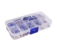 Persistence Set di rondelle piatte in acciaio inox, 580 pezzi, 9 misure, M2, M2,5, M3, M5, M6, M8, M10