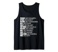 PERSISTI Come LA Regola di Elizabeth Come Ruth Meme femminista Canotta