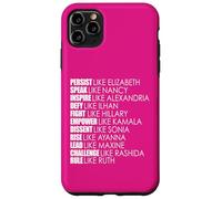 PERSISTI COME LA REGOLA DI ELIZABETH COME RUTH Meme femminista Custodia per iPhone 11 Pro Max
