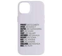 PERSISTI COME LA REGOLA DI ELIZABETH COME RUTH Women Meme Custodia per iPhone 14 Plus