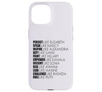 PERSISTI COME LA REGOLA DI ELIZABETH COME RUTH Women Meme Custodia per iPhone 15