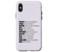 PERSISTI COME LA REGOLA DI ELIZABETH COME RUTH Women Meme Custodia per iPhone X/XS