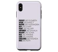 PERSISTI COME LA REGOLA DI ELIZABETH COME RUTH Women Meme Custodia per iPhone XS Max
