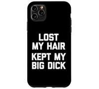 perso il mio capelli (kept il mio grosso cazzo) - divertente dicendo sarcastico calvo Custodia per iPhone 11 Pro Max