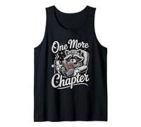 Perso in Un Buon Libro Raccoon Reading Book Lover Art Canotta