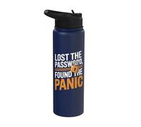 Perso la password Divertente Cyber Security Supporto IT Stainless Steel Insulated Water Bottle