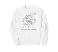 Perso nella Quinta Dimensione? Geometria Umorismo Dimensionale Felpa