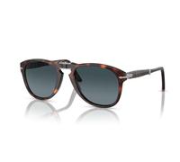 Persol 0714 Occhiali da Sole, Marrone (Havana/Crystalblueegradientpolar), 54 Uomo