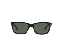 Persol Uomo Persol PO3048S 95/31 Occhiali da sole Acetato Nero Verde Squadrata Normale