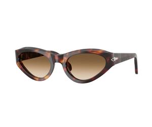 Persol Donna Persol PO0052S 24/51 Occhiali da sole Acetato Tartaruga Marrone Farfalla Normale Sfumato