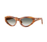 Persol Donna Persol PO0052S 960/3A Occhiali da sole Acetato Tartaruga Verde Farfalla Normale Sfumato