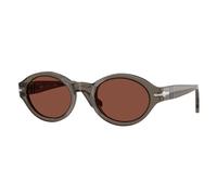 Persol Donna Persol PO3378S LORIS 1103C5 Occhiali da sole Acetato Verde Rosso Rotonda Normale