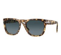 Persol Unisex Persol PO3333S ELIO 1056S3 Occhiali da sole Acetato Marrone Blu Squadrata Polarizzata Sfumato