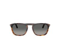 Persol Gae Po 3391s Occhiali Da Sole Unisex Avana Squadrato Grigio 53mm