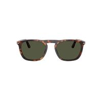 Persol Gae Po 3391s Occhiali Da Sole Unisex Avana Squadrato Verde 55mm