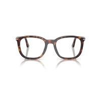 Persol Unisex PO3355V 24 Montature da vista Acetato Tartaruga Trasparente Pillow Normale