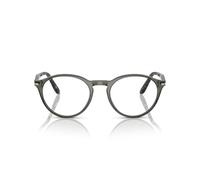 Persol Uomo PO3092V 1219 Montature da vista Acetato Grigio Trasparente Pantos Normale