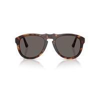 Persol Po 0649ne Occhiali Da Sole Unisex Avana Pilot Grigio 56mm