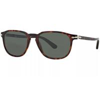 Persol Uomo PO3019S 24/31 Occhiali da sole Acetato Tartaruga Verde Squadrata Normale