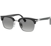 Persol Unisex PO3199S 1106M3 Occhiali da sole Acetato Nero Grigio Squadrata Polarizzata Sfumato