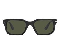 Persol Po 3272s Occhiali Da Sole Uomo Nero Squadrato Verde 53mm