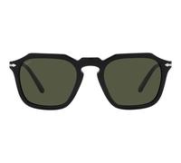 Persol Po 3292s Occhiali Da Sole Unisex Nero Geometrico Verde 50mm