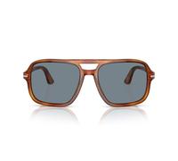 Persol Uomo PO3328S 96/56 Occhiali da sole Acetato Marrone Blu Pilot Normale