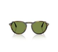 Persol Po 3383s Occhiali Da Sole Unisex Verde Rotondo Verde 54mm