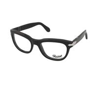 Persol Unisex PO0086V 95 Montature da vista Acetato Nero Trasparente Pillow Normale
