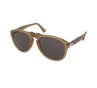 Persol Uomo PO0649 1169B1 Occhiali da sole Acetato Marrone Grigio Pilot Normale