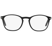 Persol Uomo PO3007V 95 Montature da vista Acetato Nero Trasparente Squadrata Normale